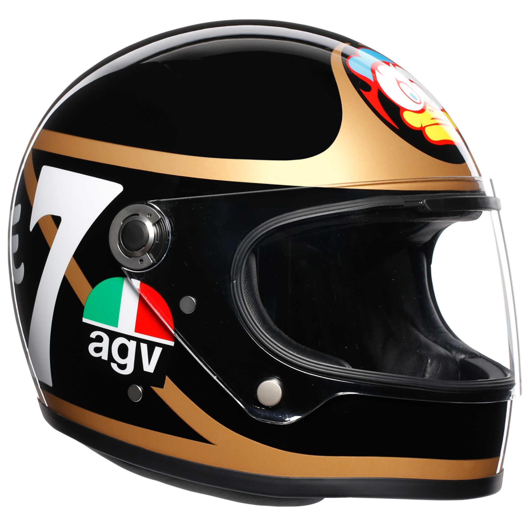 AGV Legends X3000 Barry Sheene Replica Motorbike Crash Helmet | eBay