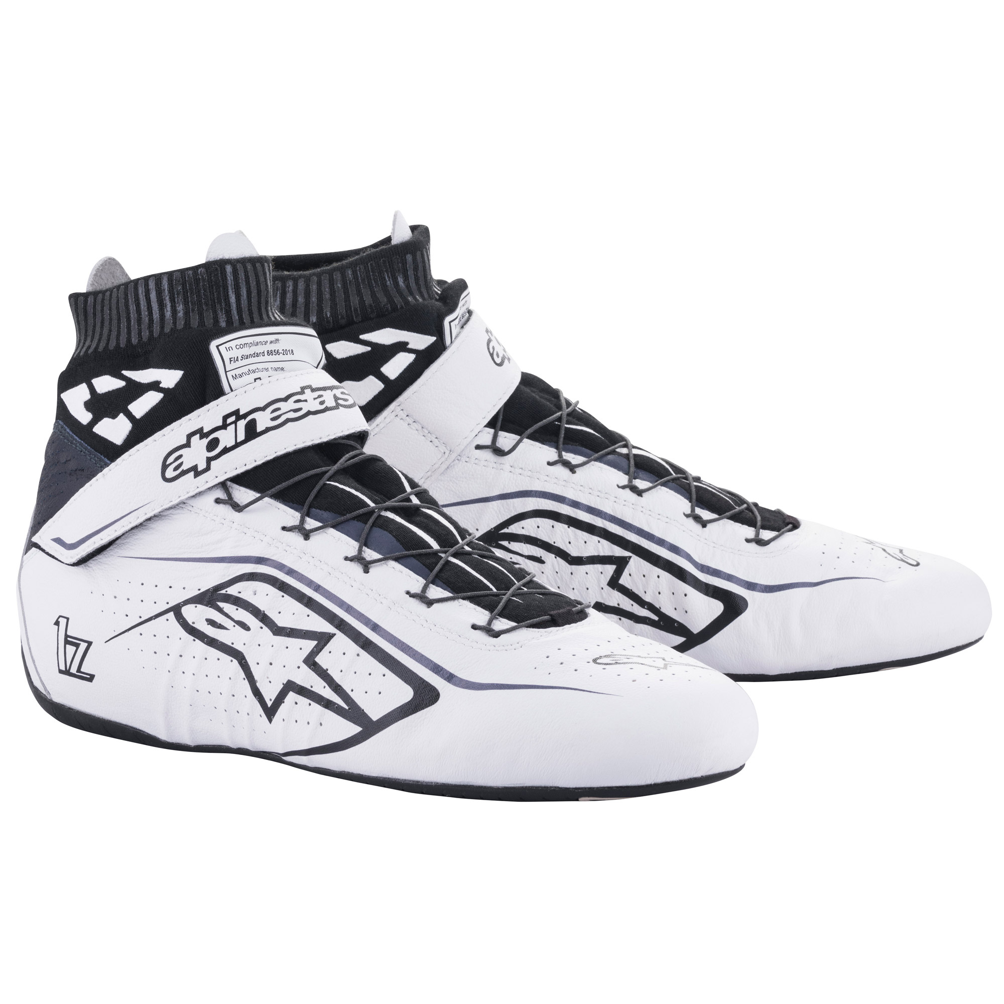 美品　Alpinestars Tech 1 オフロードブーツ 27.5 Alpinestars Tech 1-Z V2 FIA 8856-2018 Approved Race / Racing Boots