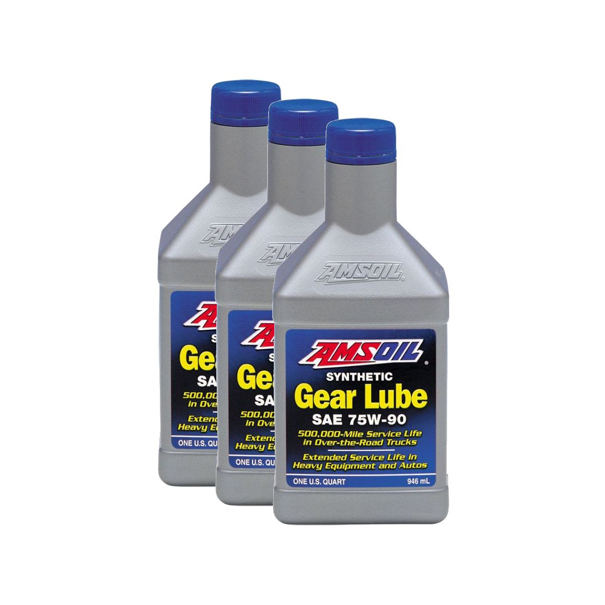 3 US Quarts Of Amsoil Long Life 75W90 Synthetic Gear Oil / Lube ...