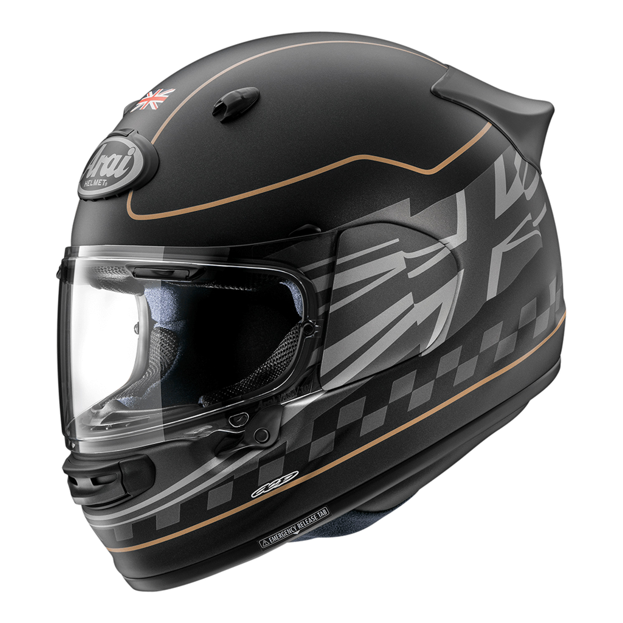 Arai Quantic Graphic Motorbike Helmet - ECE & ACU Gold Certified / Full Face - Picture 12 of 18