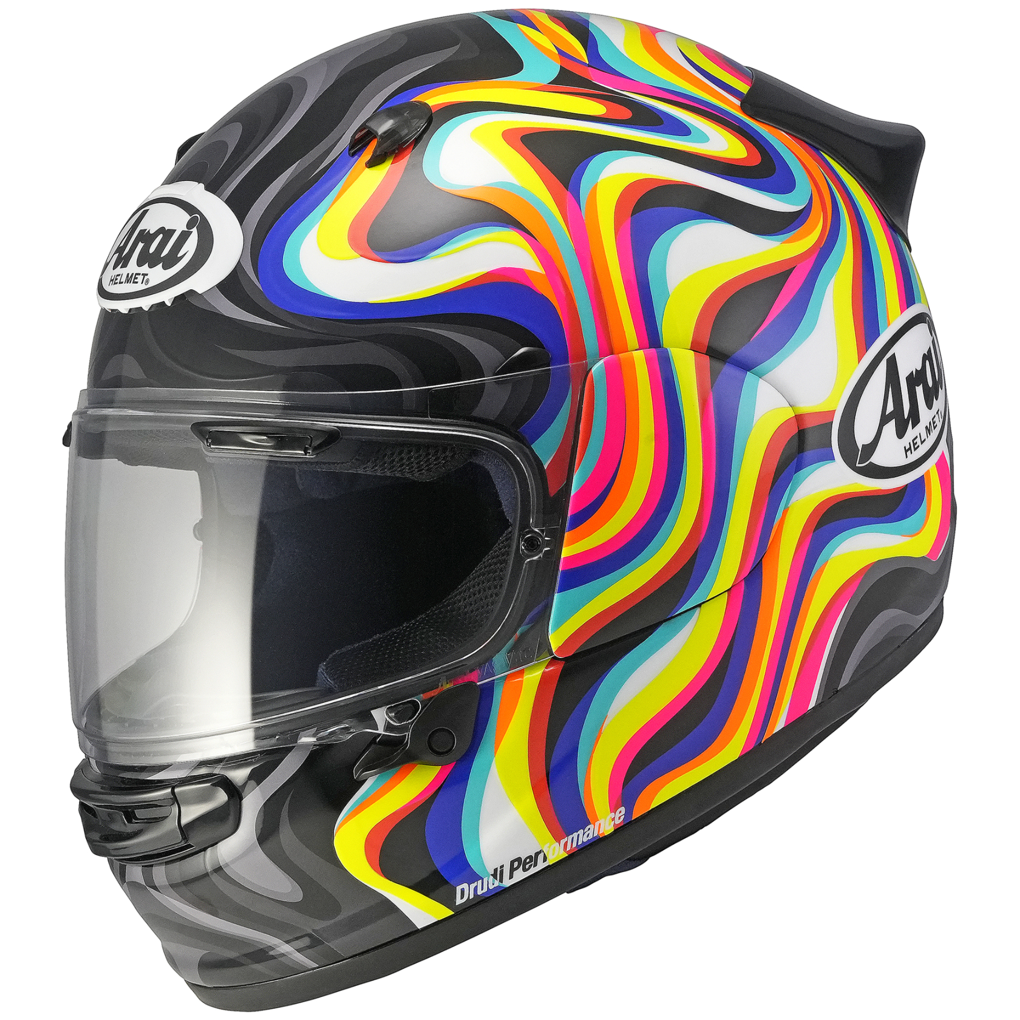 Arai Quantic Graphic Motorbike Helmet - ECE & ACU Gold Certified / Full Face - Picture 18 of 18