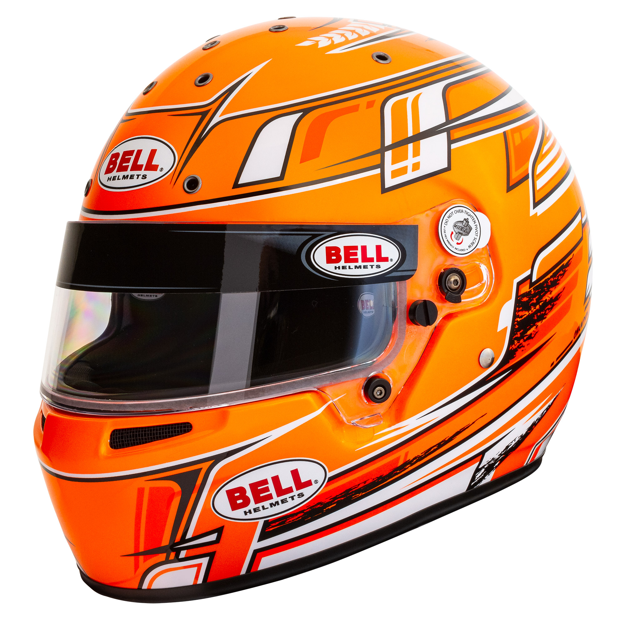 Bell KC7-CMR Snell-FIA Go Kart Racing Helmet Champion Orange
