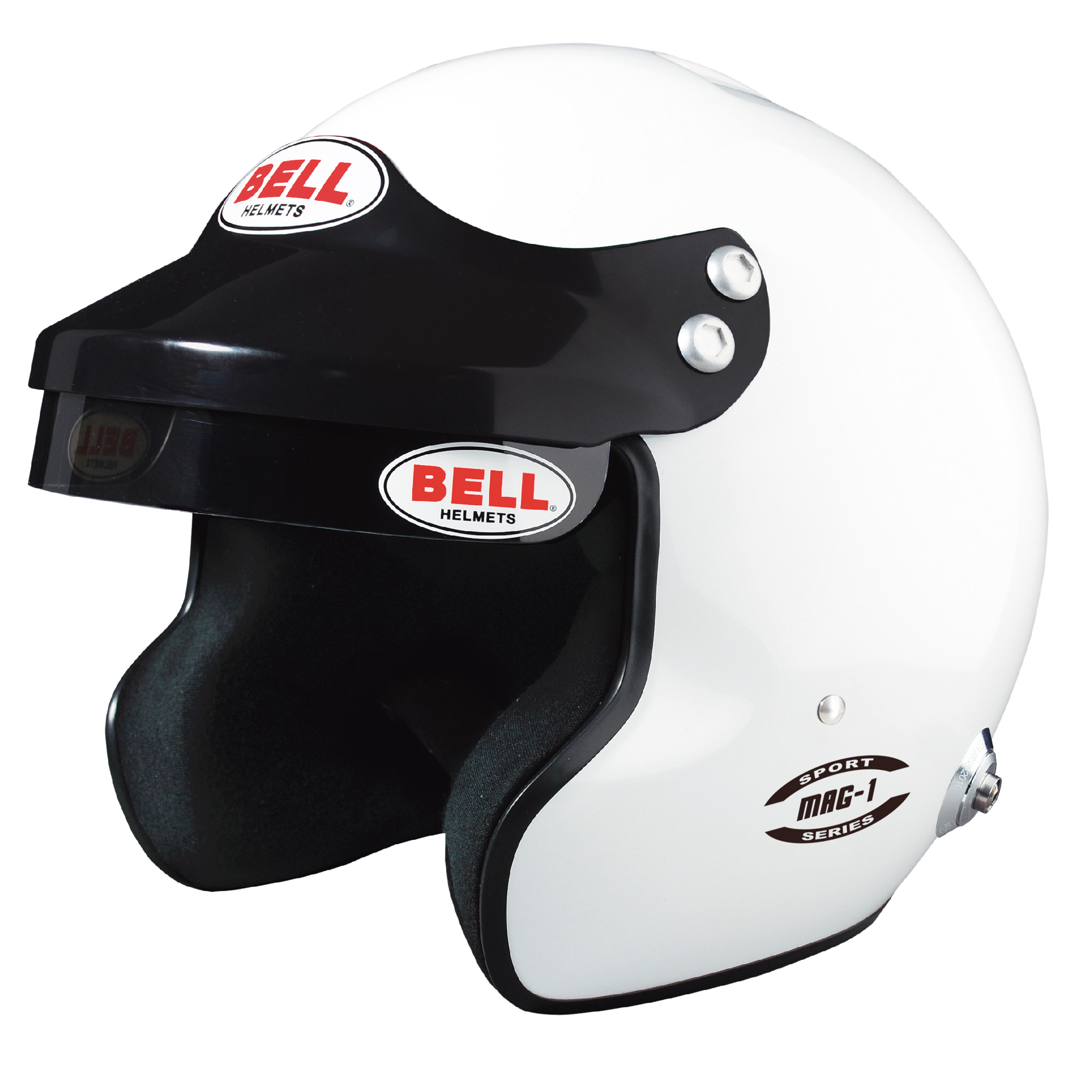 Bell Mag 1 Helmet - FIA Approved / Open Face / FHR Posts (Motorsport & Race) - Picture 2 of 8