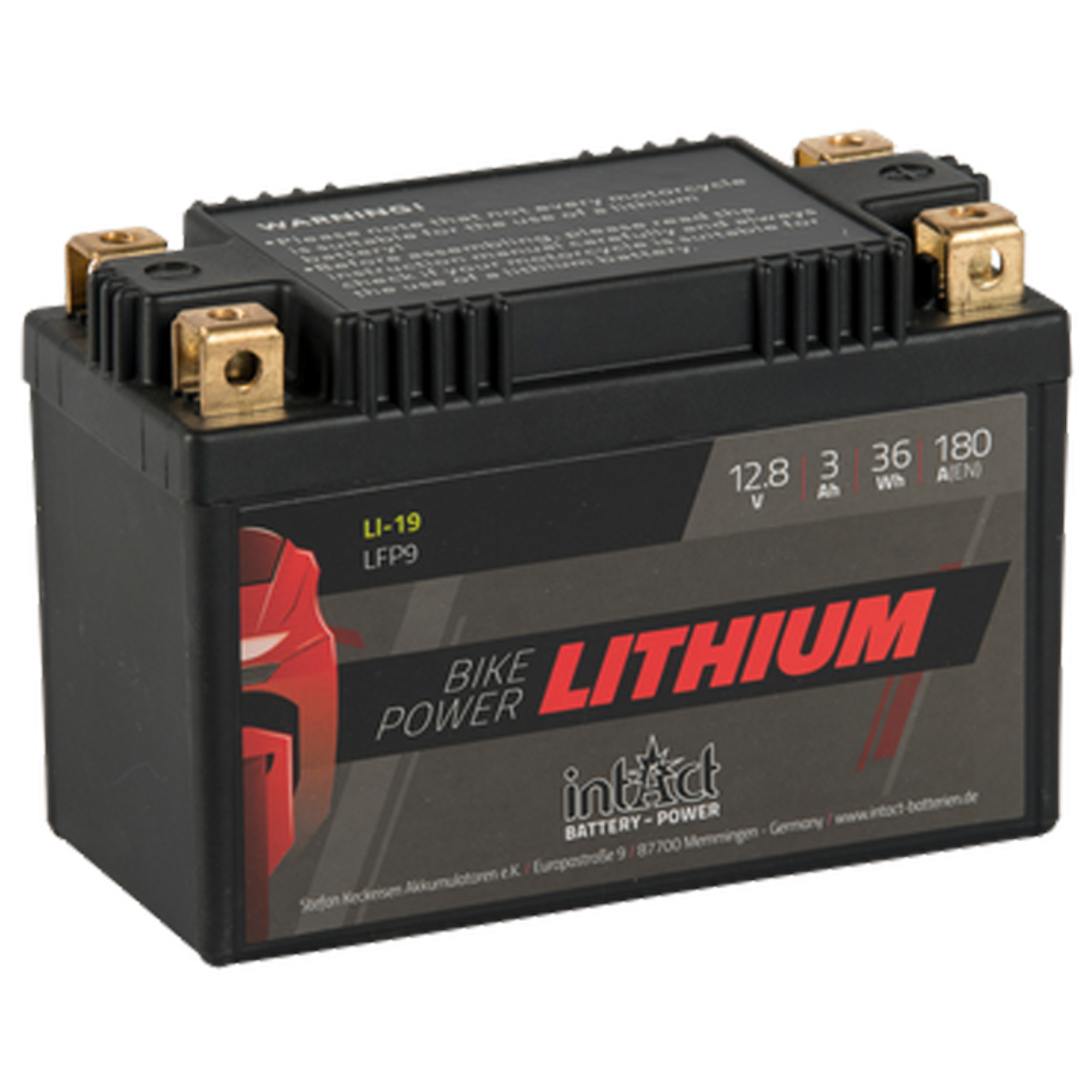 IntAct Bike Power Lithium LiFePO4 Battery Fits Honda VFR750 RL