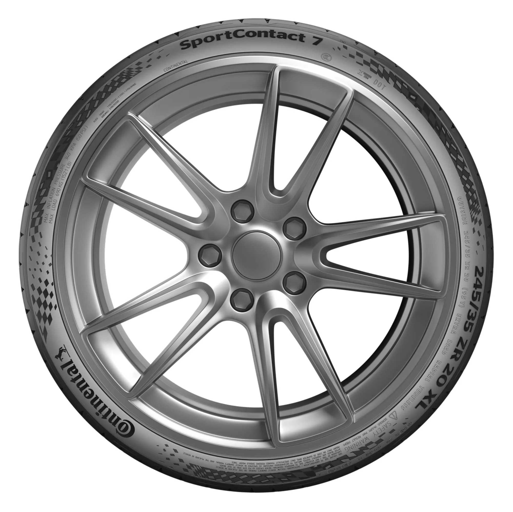 1 x 305/30/20 103Y XL Continental SportContact 7 Performance Road