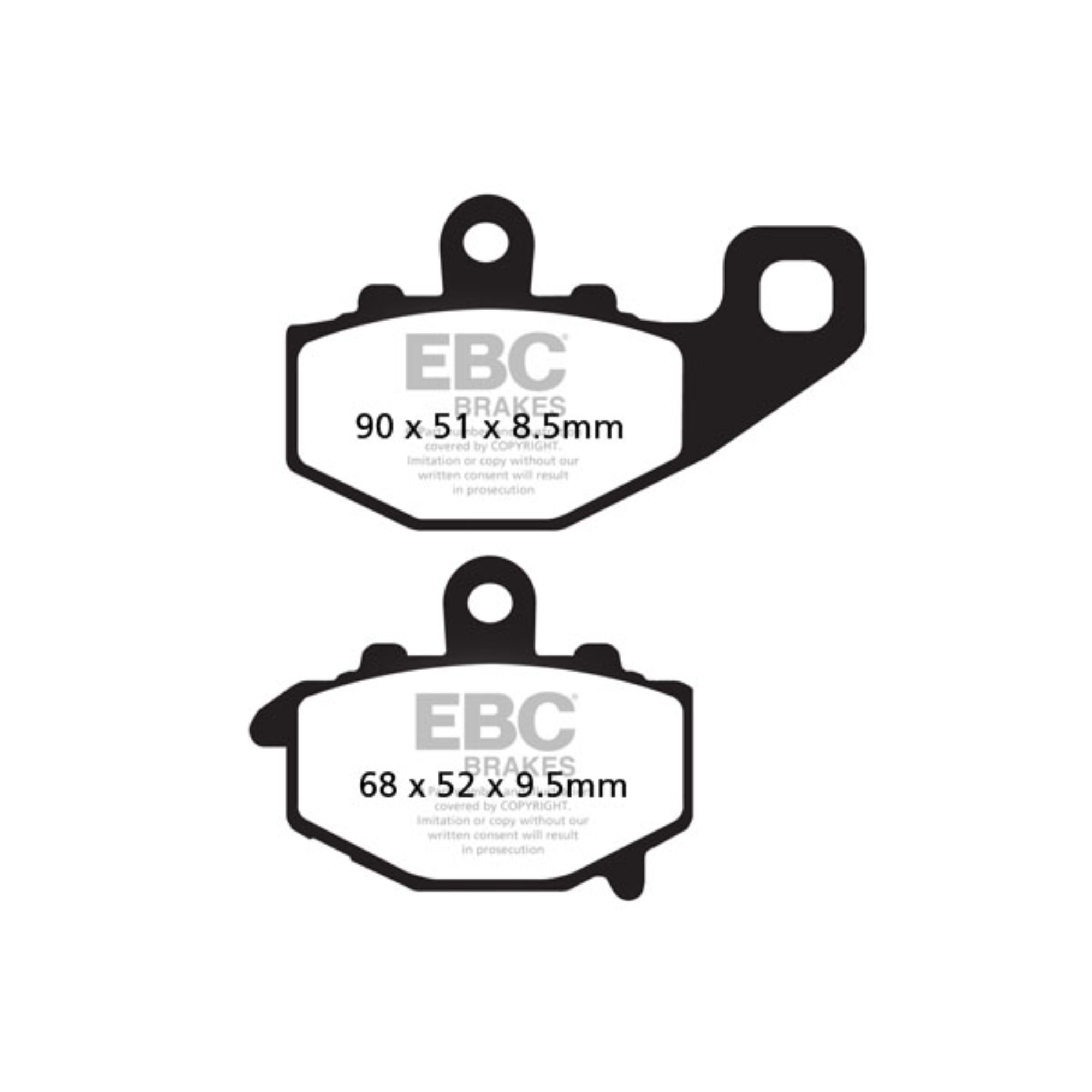 EBC HH Rear Brake Pads For Kawasaki 2000 ZX6R J1 | UK