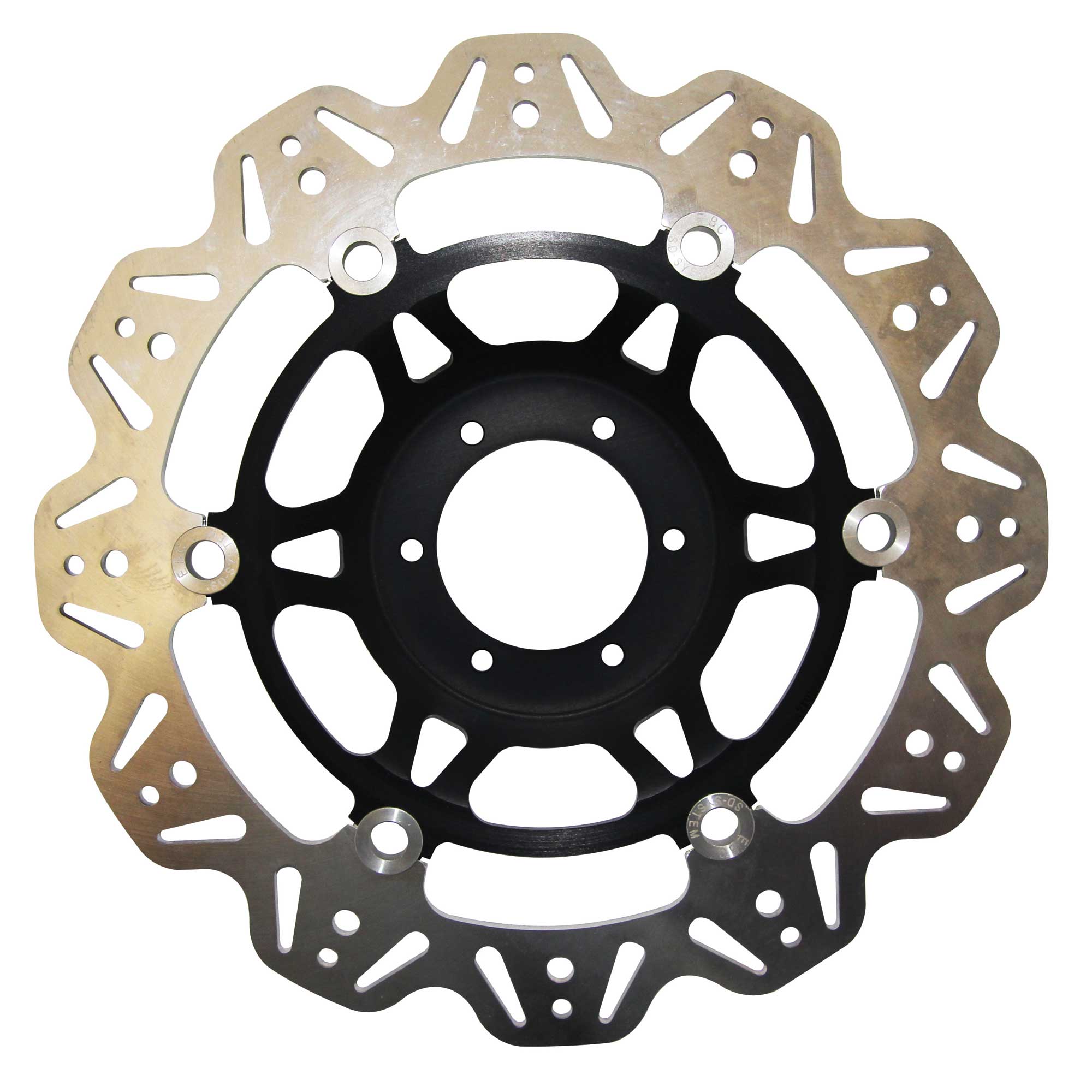 EBC Front Black Vee Rotor Brake Disc For Cagiva 2010 Mito 125 (SP525
