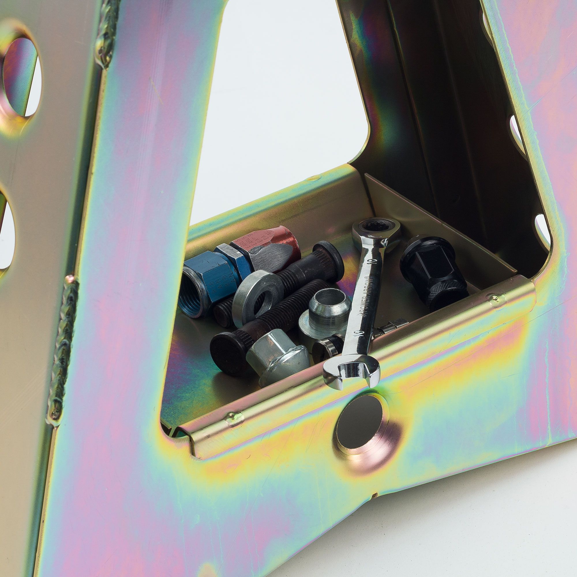 GRP4 Fabrications 4 x WRC Rally Car Sill Axle Stands & Tool Storage