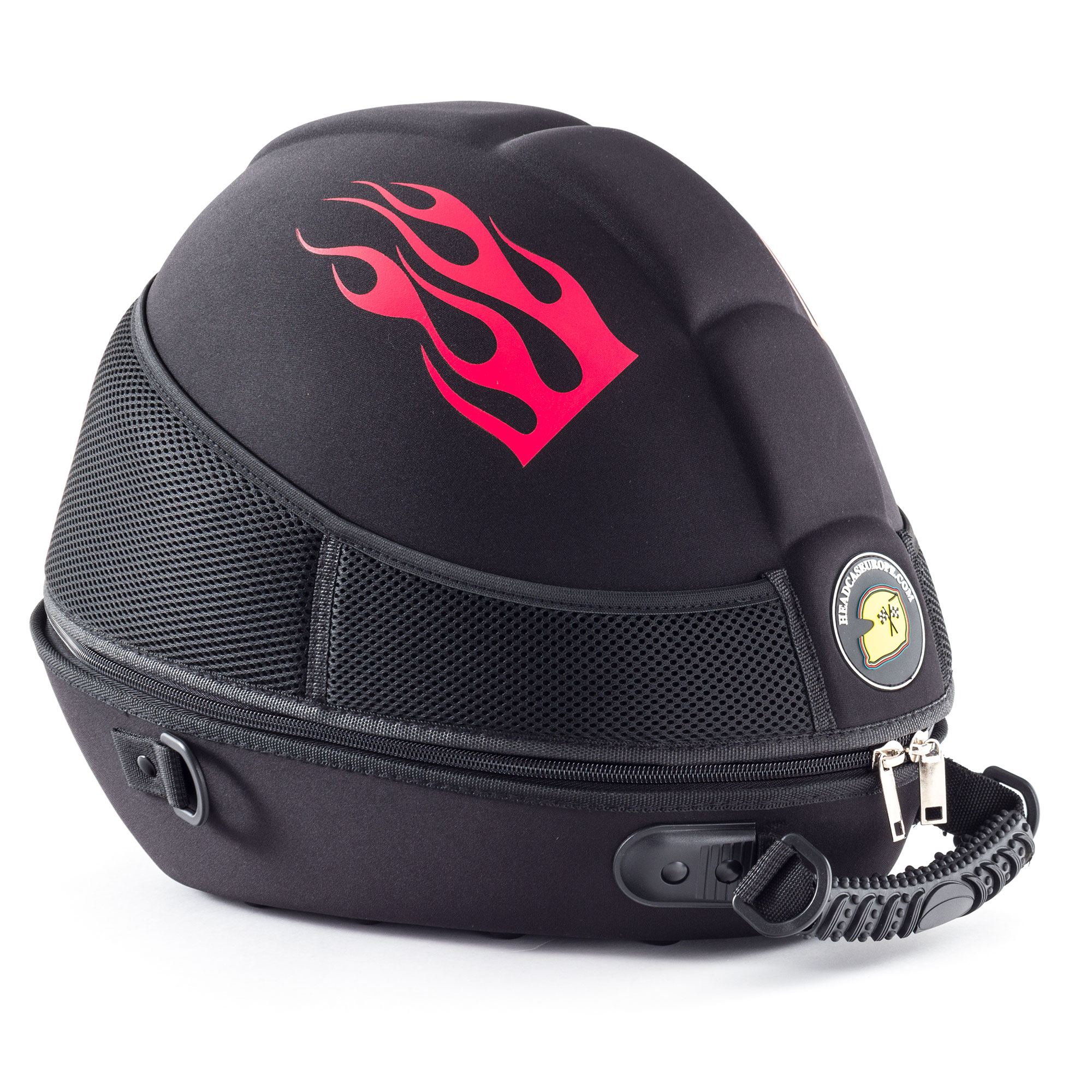 Headcase Race Car / Bike / Kart Protective Helmet Carry Case Flame ...