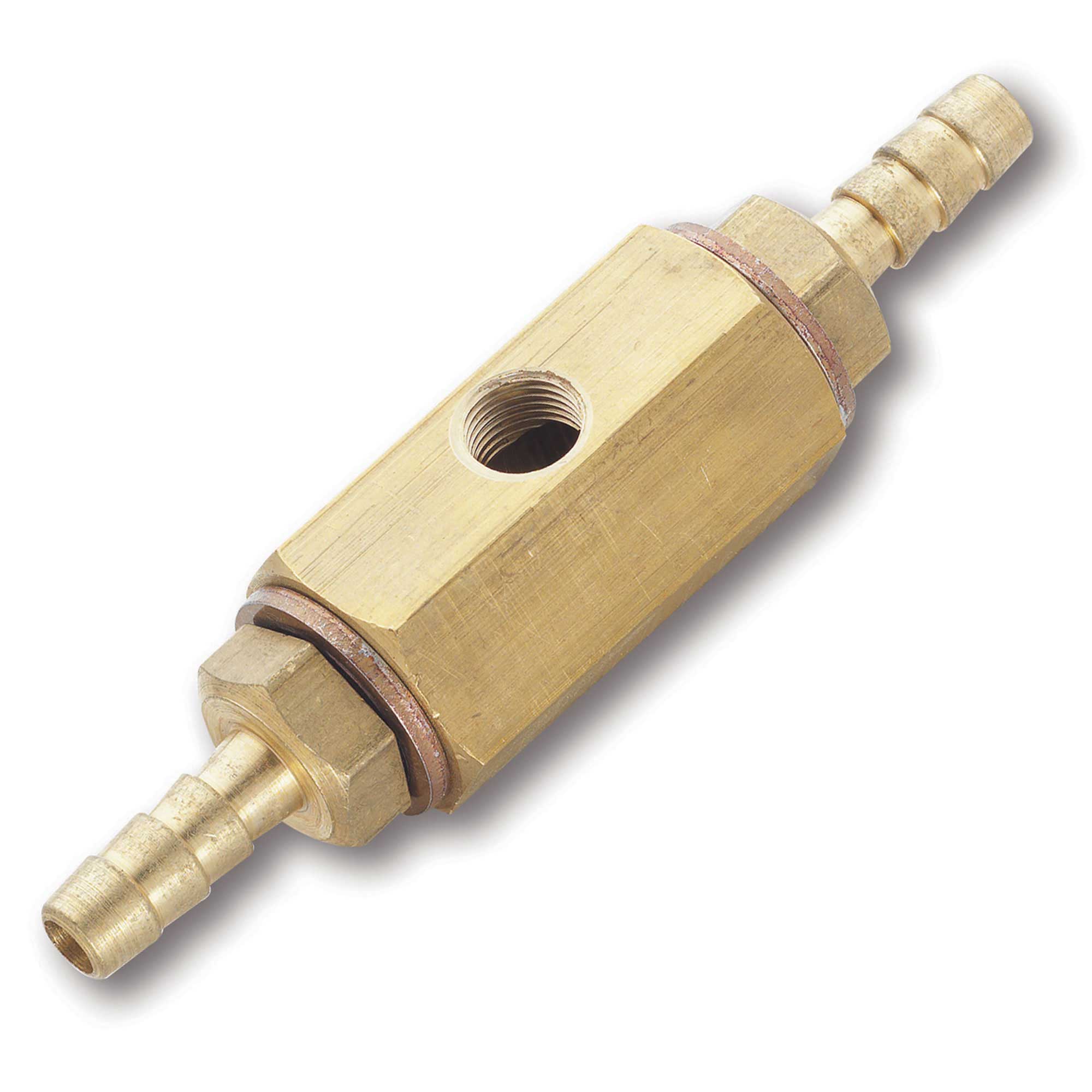 LMA In Line Fuel Pressure Gauge Adaptor 8mm Bore Pipe 1⁄^8 NPT Fitting