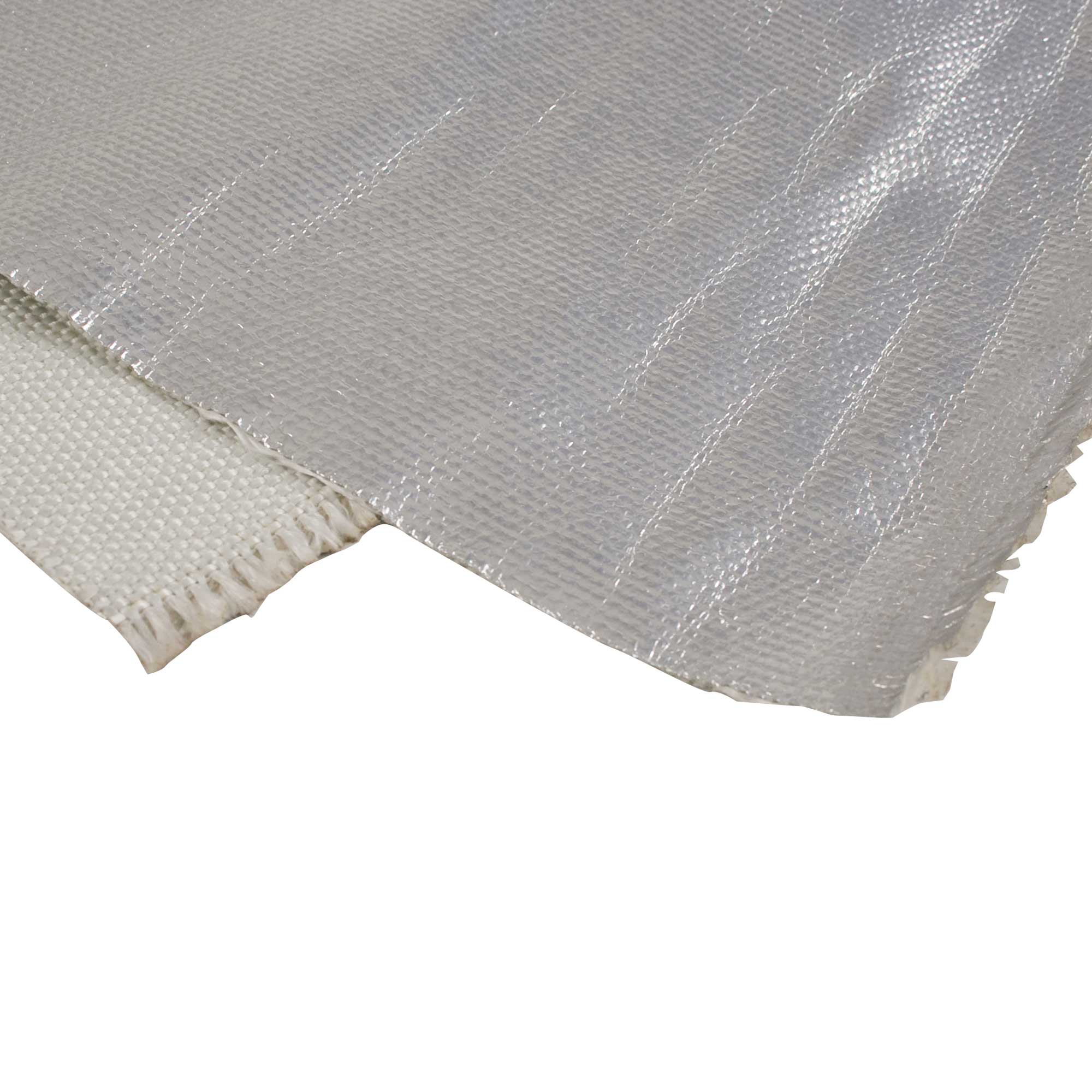 Twin Sided Woven Glass And Aluminium Finish Mocal Heat Resisting Cloth 