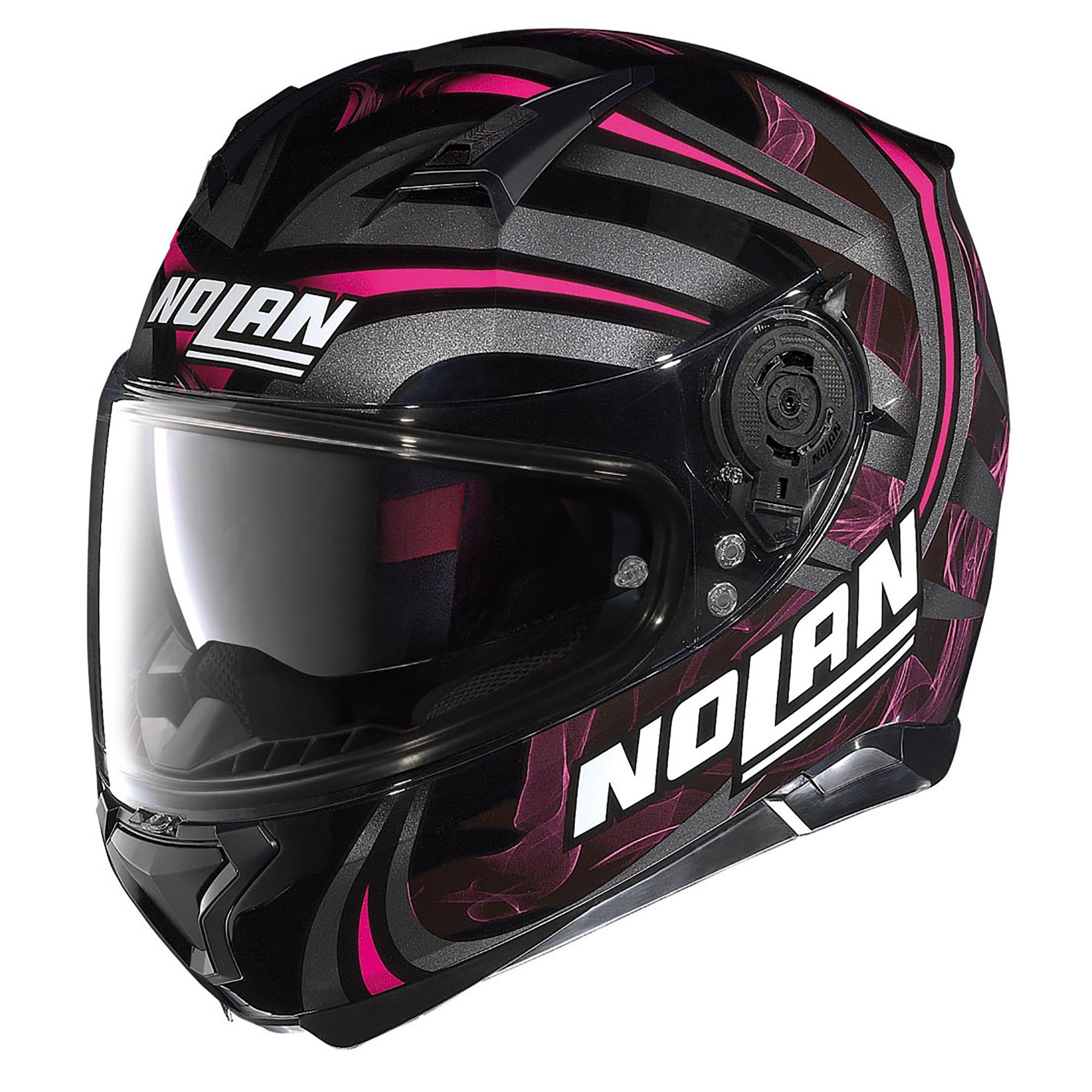 Nolan Road Motorcycle Bike N87 N-Com Graphic Full-Face Crash Helmet Lid