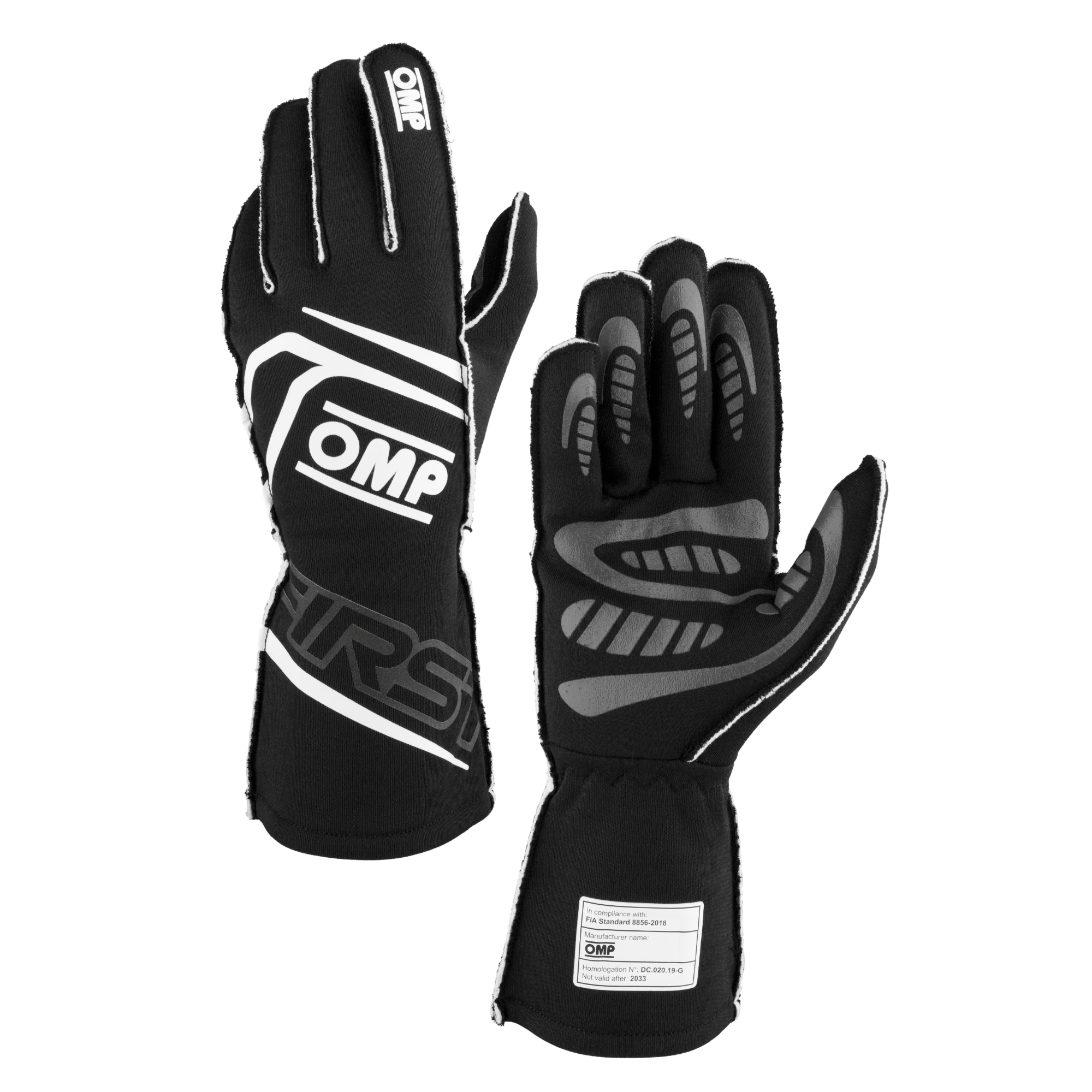 OMP Sport Race Gloves - FIA 8856-2018 Approved, Nomex, Comfort, Grip, Protection - Picture 11 of 24