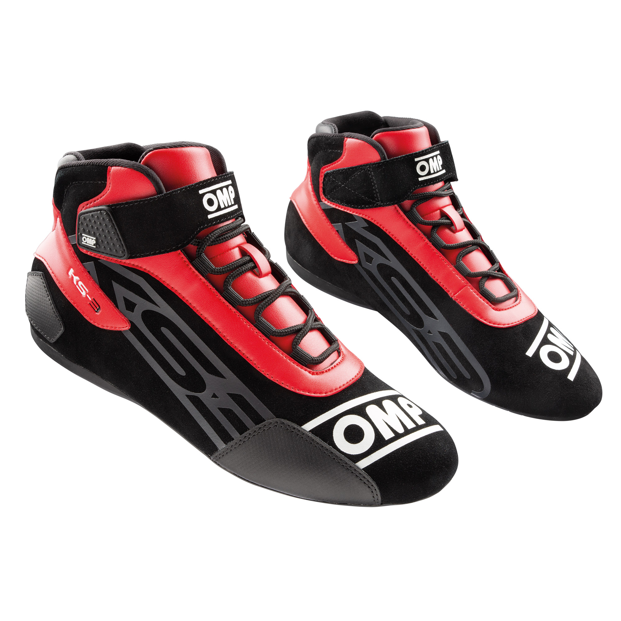 OMP KS-3 Kart / Karting Suede Leather Medium Cut Boots - Adults & Kids Sizes - Picture 30 of 81