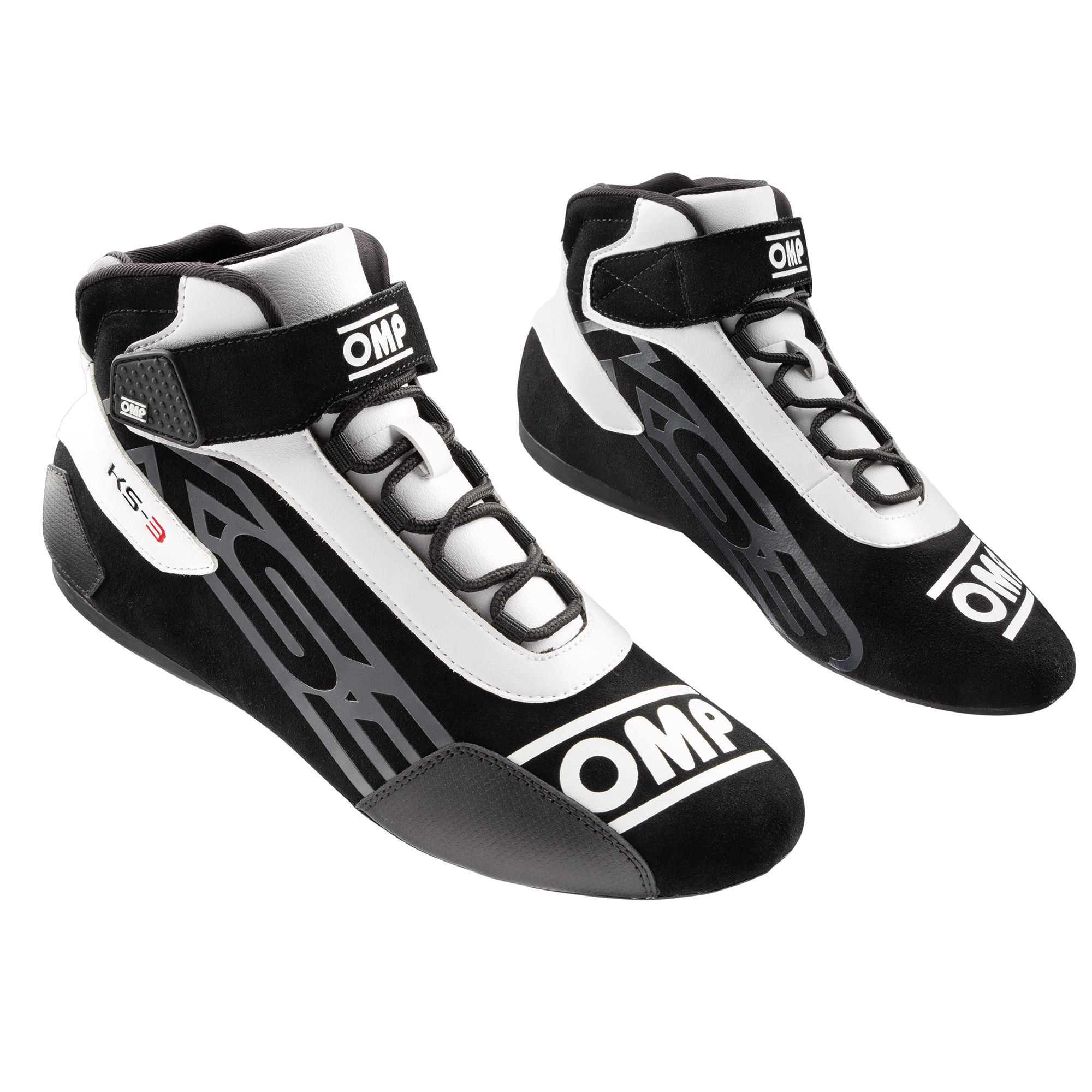 OMP KS-3 Kart / Karting Suede Leather Medium Cut Boots - Adults & Kids Sizes - Picture 45 of 81