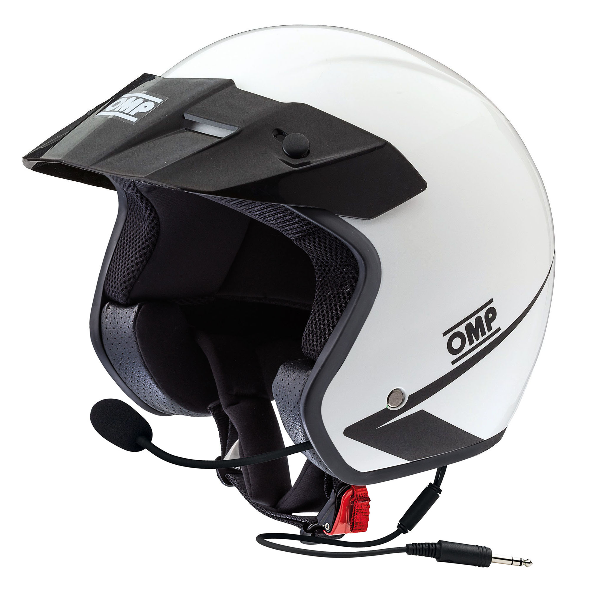 OMP Star J Intercom Helmet, ECE 22.06 Approved / Open Face / Track Day