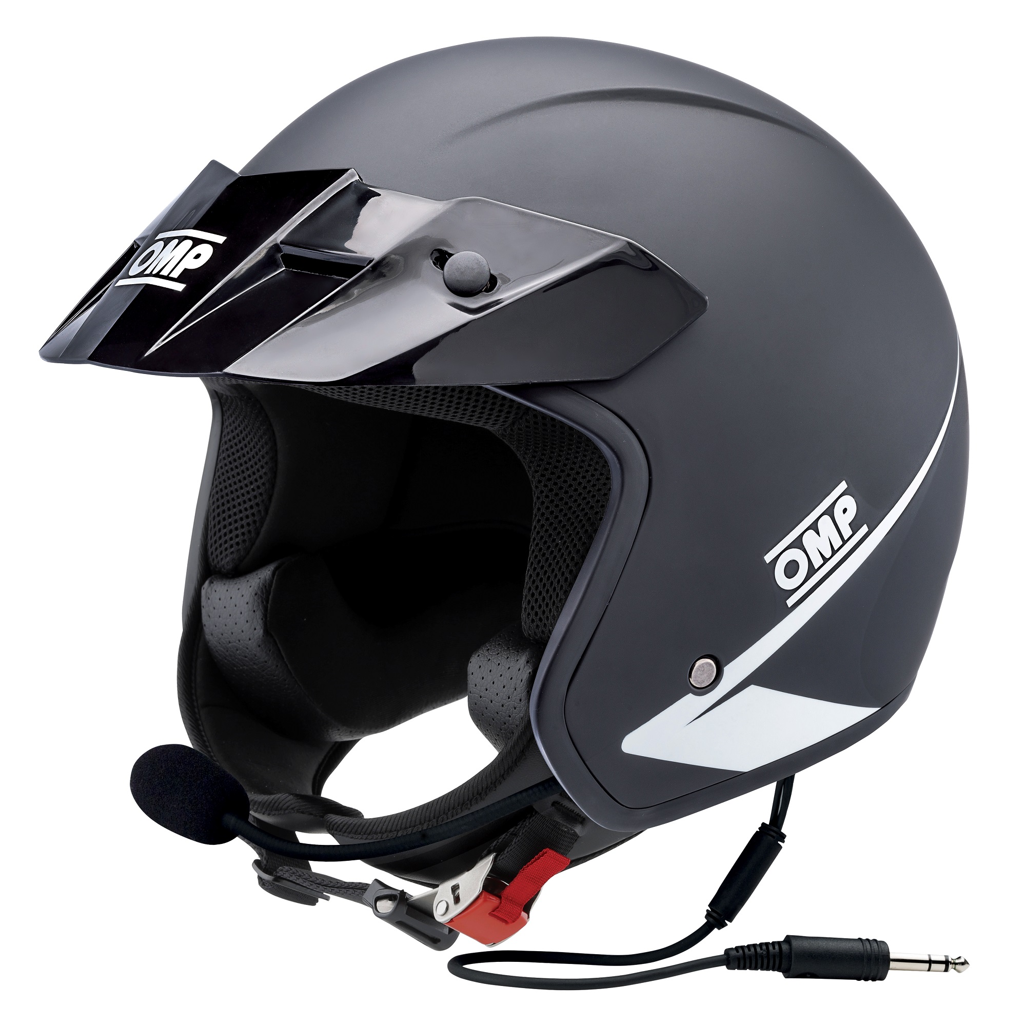 OMP Star J Intercom Helmet, ECE 22.06 Approved / Open Face / Track Day