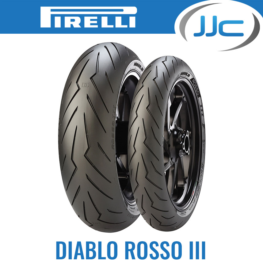 Tyre PIRELLI diablo rosso III (F) 110/70 ZR 17 M/C 54w TL for Moto - Image 15