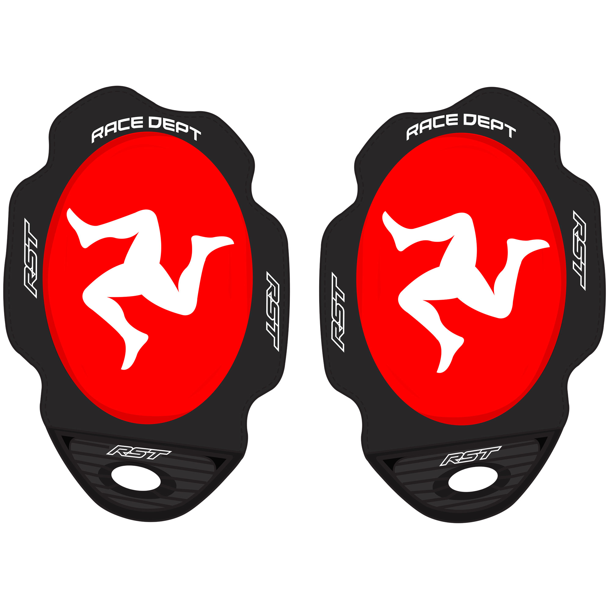RST Knee Sliders - Standard Fit, Motorbike Rider Protection, Anatomically Shaped - Picture 17 of 19