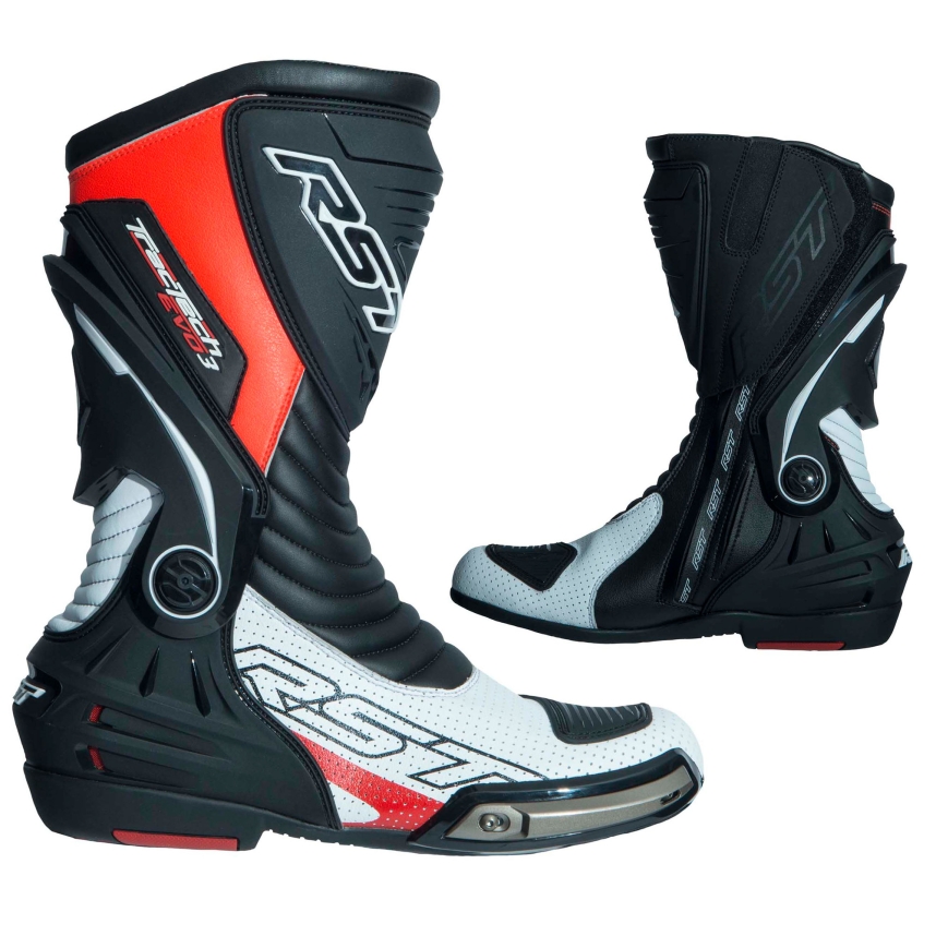 RST Tractech Evo III 3 Sport Motorbike Riding Road Race Track CE Boots ...
