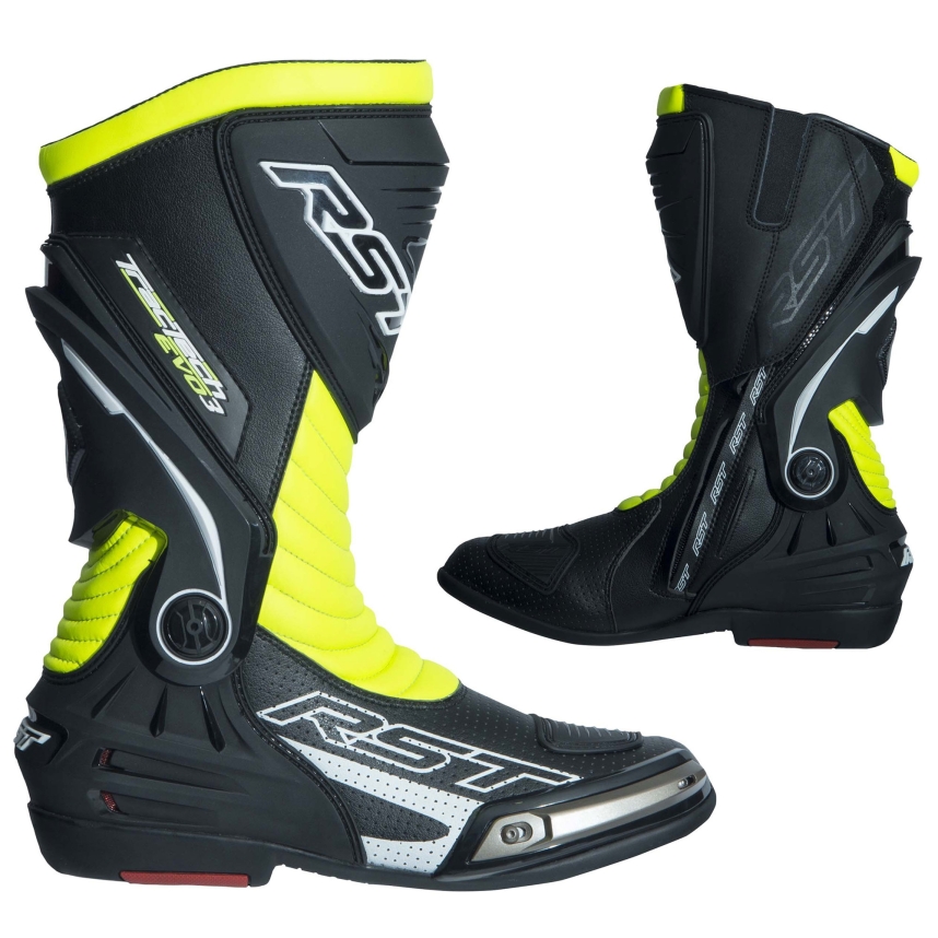 RST Tractech Evo III 3 Sport Motorbike Riding Road Race Track CE Boots ...