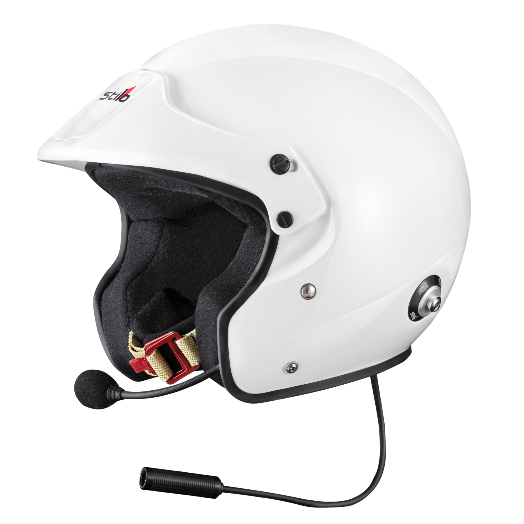 Rally helmet with sales intercom