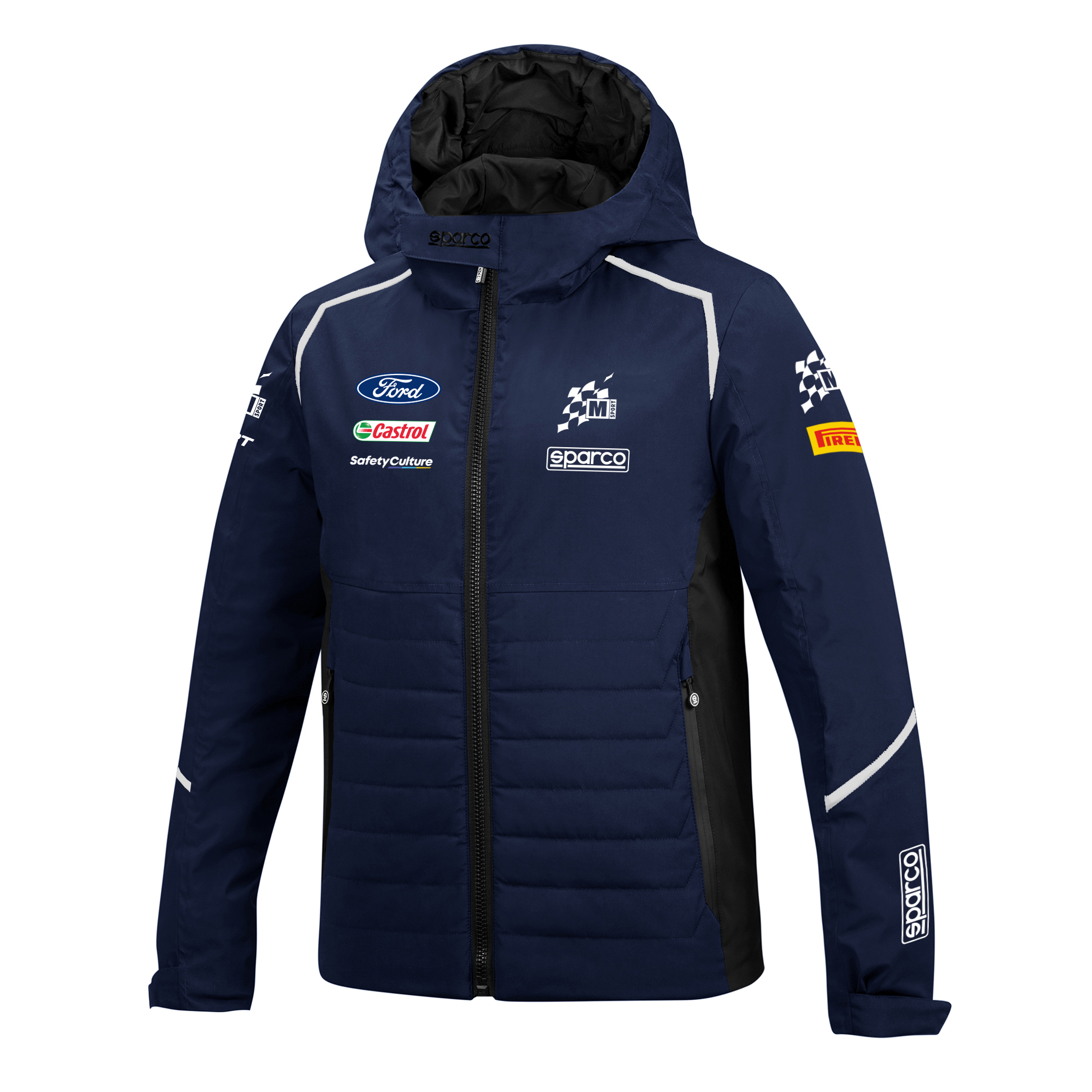 Sparco Ford Rally M Sport Teamwear Waterproof Windproof Winter Jacket