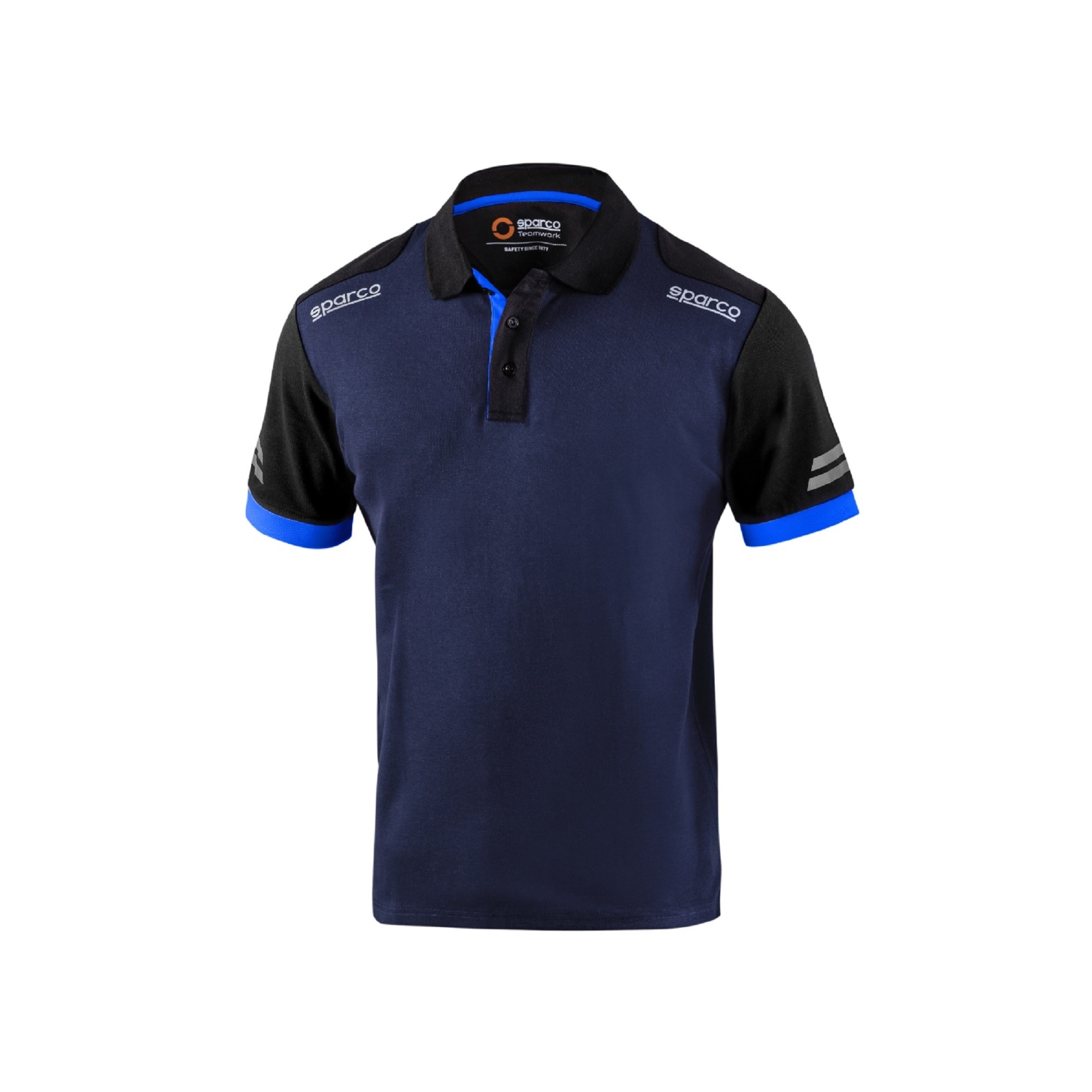 Sparco Tech Workwear Team Poloshirt mit reflektierendem Detail/3 Knöpfe Kragen - Bild 30 von 41