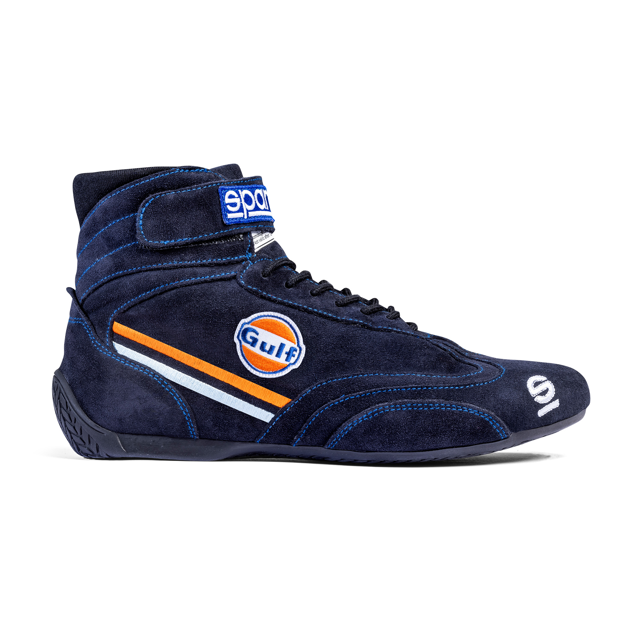 Sparco Gulf Top Race Boots - FIA Approved, Iconic Gulf Branding, Suede Upper - Bild 6 von 14