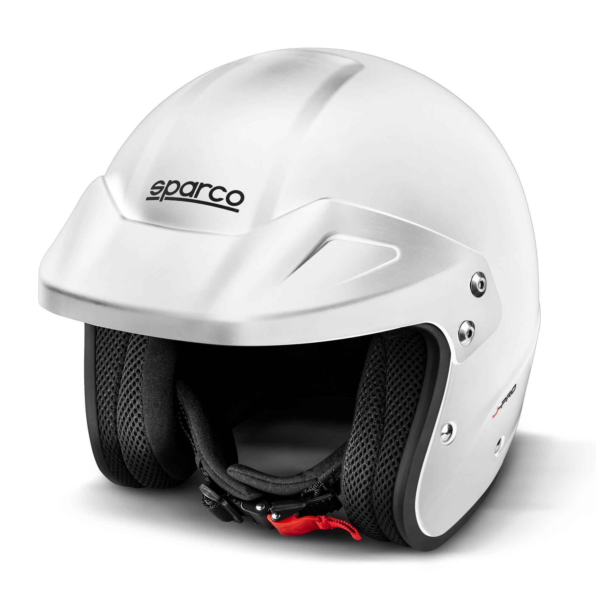 Sparco J-Pro Helmet, ECE 22.06 Approved / Open Face / Hypoallergenic Lining